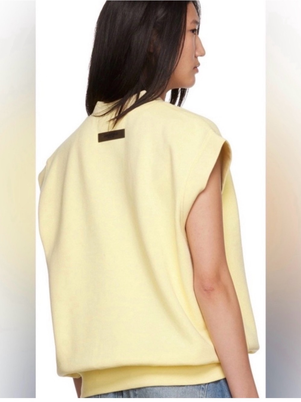 Fear of God Unisex Sleeveless Sweatshirt Vest Size Large